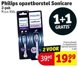 Kruidvat Philips Opzetborstel Sonicare aanbieding