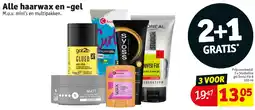 Kruidvat Alle Haarwax en Gel aanbieding