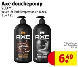 Kruidvat Axe Douchepomp aanbieding