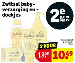 Kruidvat Zwitsal Babyverzorging en Doekjes aanbieding