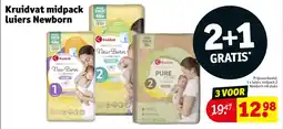 Kruidvat Kruidvat midpack luiers Newborn aanbieding
