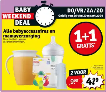 Kruidvat Alle babyaccessoires en mamaverzorging aanbieding