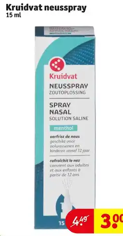 Kruidvat Kruidvat Neusspray aanbieding
