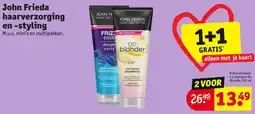 Kruidvat John Frieda haarverzorging en styling aanbieding