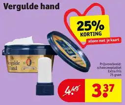 Kruidvat Vergulde hand aanbieding