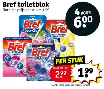 Kruidvat Bref toiletblok aanbieding