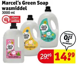 Kruidvat Marcel's Green Soap wasmiddel aanbieding