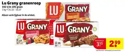 Kruidvat Lu Grany granenreep aanbieding