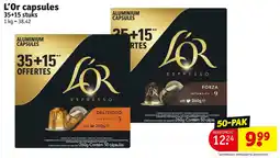 Kruidvat L'Or capsules aanbieding