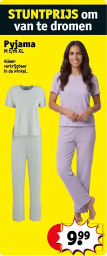 Kruidvat Pyjama aanbieding