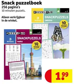 Kruidvat Snack puzzelboek aanbieding