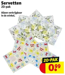 Kruidvat Servetten aanbieding