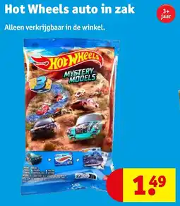 Kruidvat Hot Wheels auto in zak aanbieding