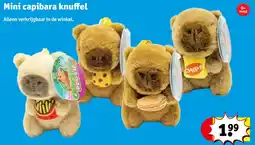 Kruidvat Mini capibara knuffel aanbieding