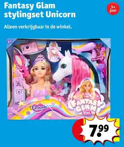 Kruidvat Fantasy Glam stylingset Unicorn aanbieding