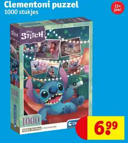 Kruidvat Clementoni puzzel aanbieding