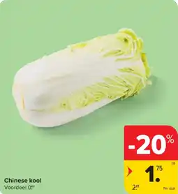 Carrefour Market Chinese kool aanbieding