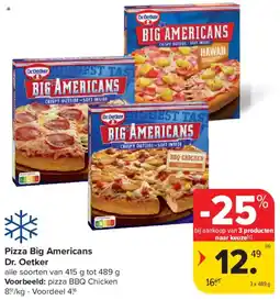 Carrefour Market Pizza Big Americans Dr. Oetker aanbieding