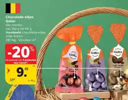Carrefour Market Chocolade Eitjes Galler aanbieding
