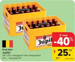 Carrefour Market Krat Bier Jupiler aanbieding