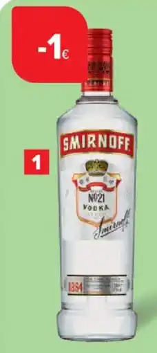 Carrefour Market Wodka Original Smirnoff 37,5% aanbieding