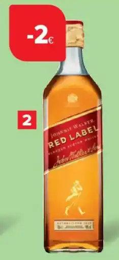 Carrefour Market Whisky Red Label Johnnie Walker 40% aanbieding
