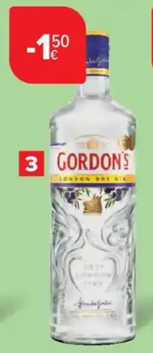 Carrefour Market London Dry Gin Gordon's 37,5% aanbieding