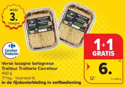 Carrefour Market Verse Lasagne Bolognese Traiteur Trattoria Carrefour aanbieding