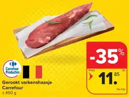 Carrefour Market Gerookt Varkenshaasje Carrefour aanbieding