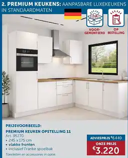 Zelfbouwmarkt PREMIUM KEUKEN OPSTELLING 11 aanbieding