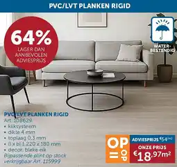 Zelfbouwmarkt PVC/LVT PLANKEN RIGID aanbieding