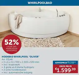 Zelfbouwmarkt HOEKBAD WHIRLPOOL OLIVER aanbieding