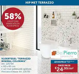 Zelfbouwmarkt VLOERTEGEL TERRAZZO MINIMAL COLORMIX aanbieding