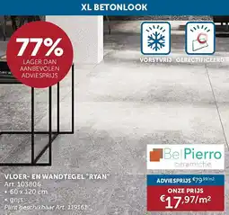 Zelfbouwmarkt VLOER- EN WANDTEGEL RYAN aanbieding