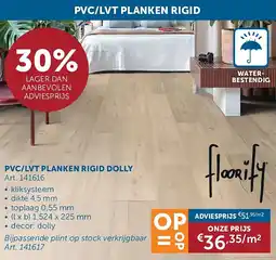 Zelfbouwmarkt PVC/LVT PLANKEN RIGID DOLLY aanbieding