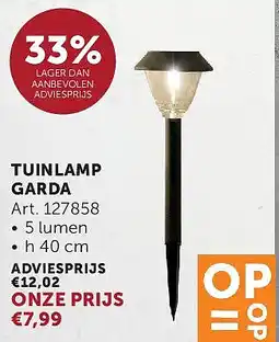 Zelfbouwmarkt TUINLAMP GARDA aanbieding