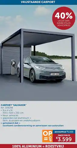 Zelfbouwmarkt CARPORT SALVADOR aanbieding
