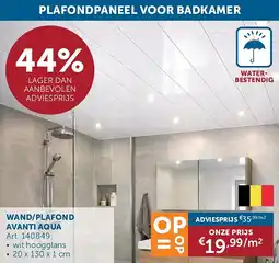 Zelfbouwmarkt WAND/PLAFOND AVANTI AQUA aanbieding