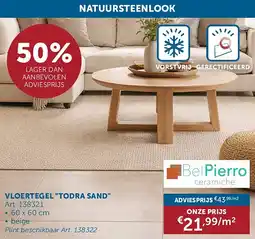 Zelfbouwmarkt VLOERTEGEL TODRA SAND aanbieding