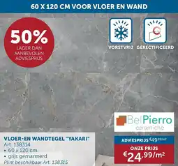 Zelfbouwmarkt VLOER-EN WANDTEGEL YAKARI aanbieding