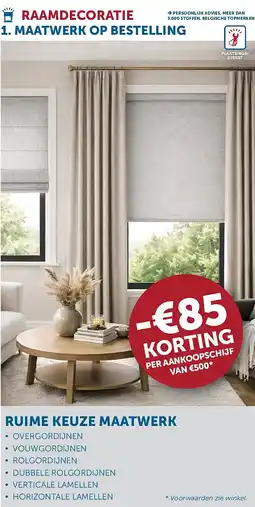 Zelfbouwmarkt MAATWERK OP BESTELLING aanbieding