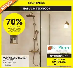 Zelfbouwmarkt WANDTEGEL SELINA aanbieding