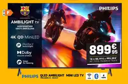Electro Depot Philipa QLED AMBILIGHT MINI LED TV aanbieding