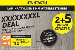 Zelfbouwmarkt LAMINAATVLOER aanbieding
