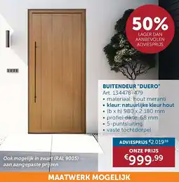 Zelfbouwmarkt BUITENDEUR DUERO aanbieding