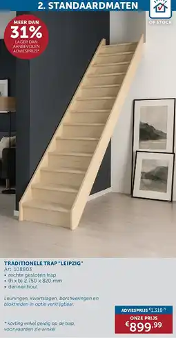 Zelfbouwmarkt TRADITIONELE TRAP LEIPZIG aanbieding