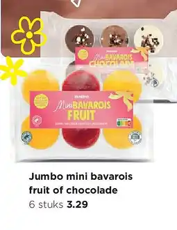 Jumbo Jumbo mini bavarois fruit of chocolade aanbieding