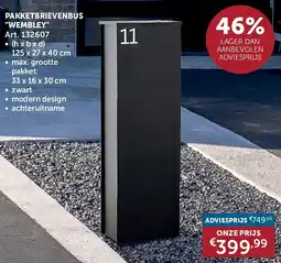 Zelfbouwmarkt PAKKETBRIEVENBUS WEMBLEY aanbieding