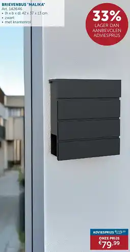 Zelfbouwmarkt BRIEVENBUS MALIKA aanbieding
