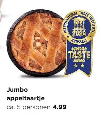 Jumbo Jumbo appeltaartje aanbieding